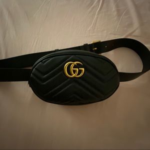 Gucci GG Marmont 2.0 Matelassé Leather Belt Bag